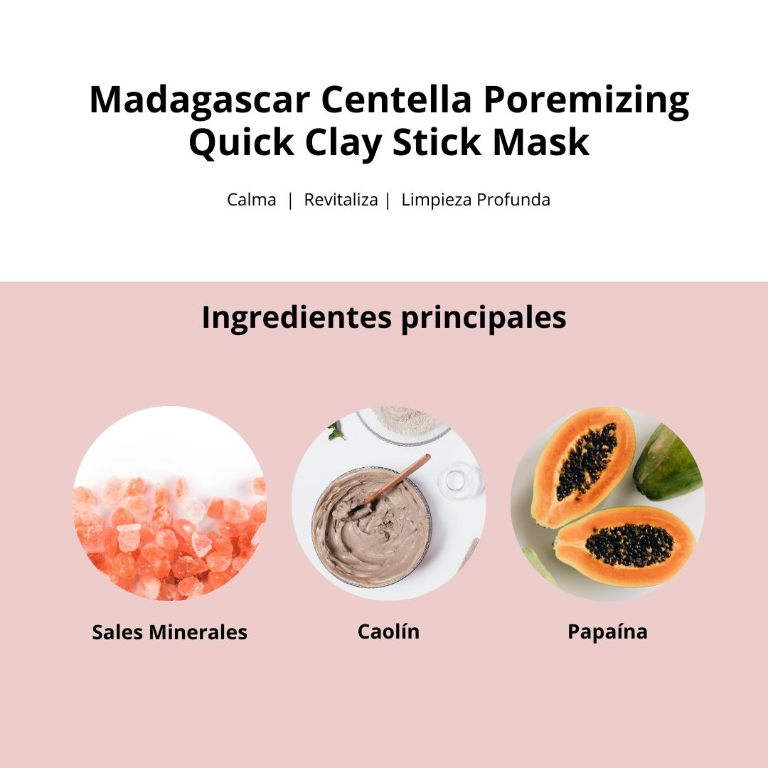 Mascarilla Clay Poremizing Centella Madagascar - SKIN 1004